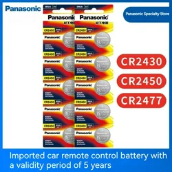 Panasonic CR2430 CR2450 CR2477 3V lithium battery button coin battery watch electronic scale light calculator