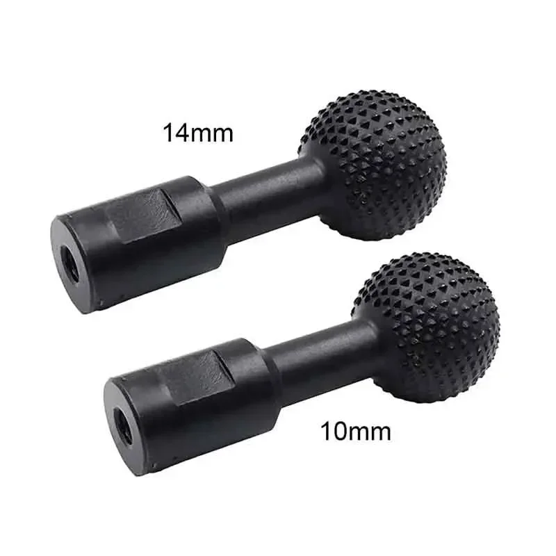 1 زاوية طاحونة أداة 10/14 مللي متر المجال الروتاري رأس مطحنة الخشب نحت تلميع النقش لقم الحفر الكرة جوج رأس مطحنة #6