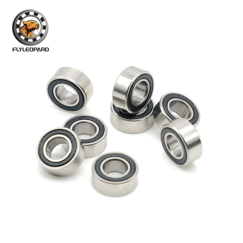 SMR105RS Abec-7 (2pcs) 5x10x4 Mm Stainless Steel Miniature Smr105 RS Ball Bearings Smr105-RS