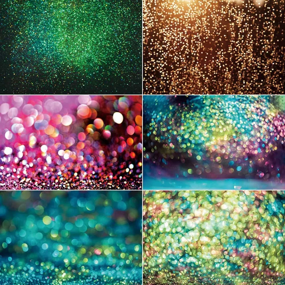 

MOON.QG Shimmer Glitter Wall Light Spots Bokeh Photography Backdrop Birthday Party Decoration Background Photo Studio Supplies