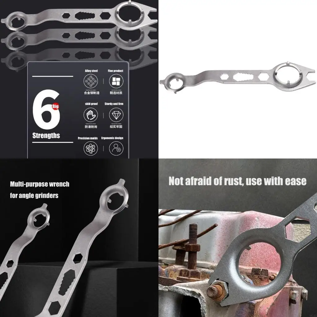 

964E Угловые шлифовальные средства гаечные ключи 4 Claw Double Head Wrench Professional Maintenge