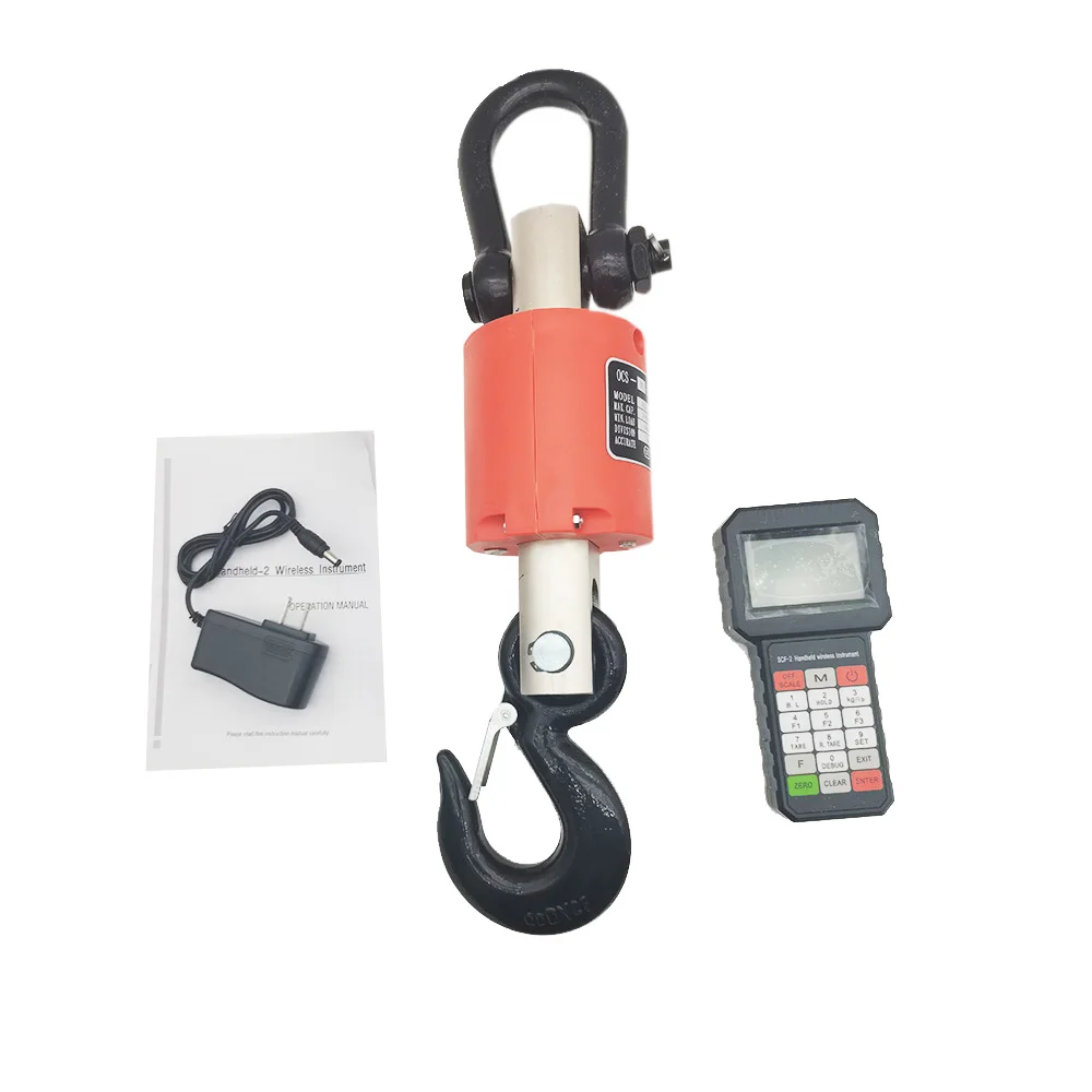 5T/5000kg OCS digital crane scale portable Industrial lifting Scale crane scale With Wireless Handheld Meter