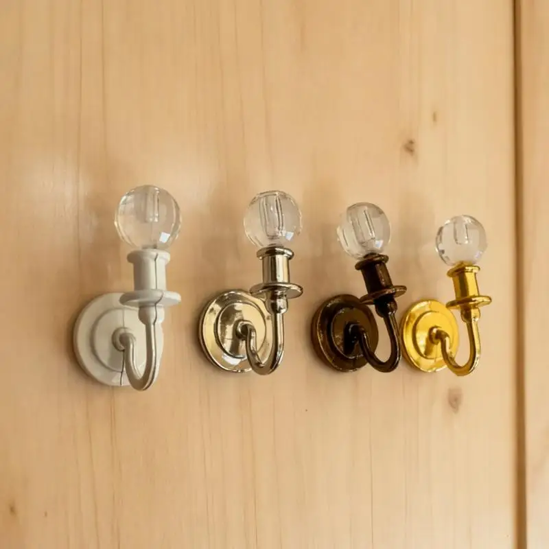 1Pcs Puppe Möbel Spielzeug Miniatur Puppenhaus Legierung Simulation Decke Lampe Hängen Lampe Mini LED Beleuchtung Modell Hause Dekoration