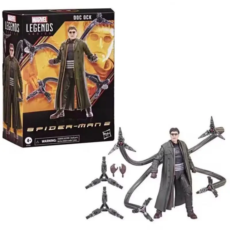 Hasbro Marvel Legends Series Spider-Man: No Way Doc Ock Collectible Deluxe 6 Inch Action Figure Toy with 4 Accessories