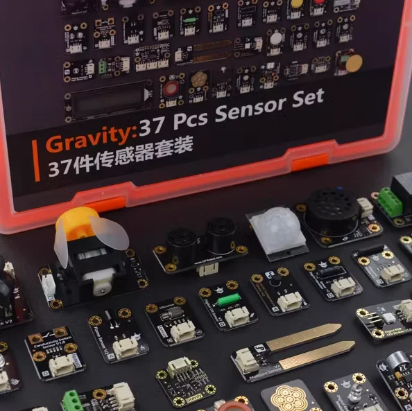 DFRobot Gravity: 37 piece sensor kit compatible with Arduino, Raspberry Pi, and Mind+