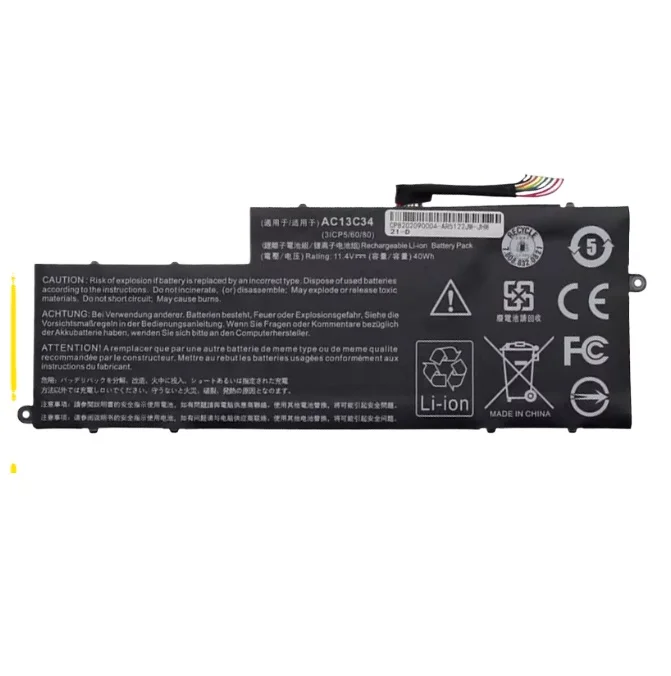 

AC13C34 for Acer AspireV5-122p ES1-111M MS2377 Laptop Battery 3300mAh