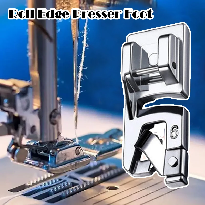 

3 мм, 4 мм, 6 мм, набор для швейных подшивки, узкие свернутые прижимные лапки, набор швейных ножек для бытовых многофункциональных швейных машин