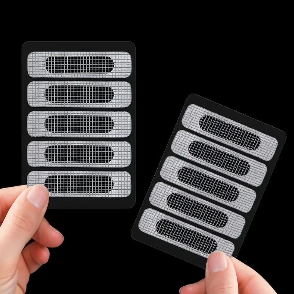Screen Door Window Repair Patch Adhesive Mesh Tape Drainage Hole Stopper Anti Insect Net Sealing Protector Kit