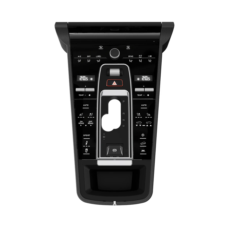 

Accessories Electroplating Button Car Interior Central Console Panel for Porsche Cayenne 2010-2017 Gear Shift Panel Decorative