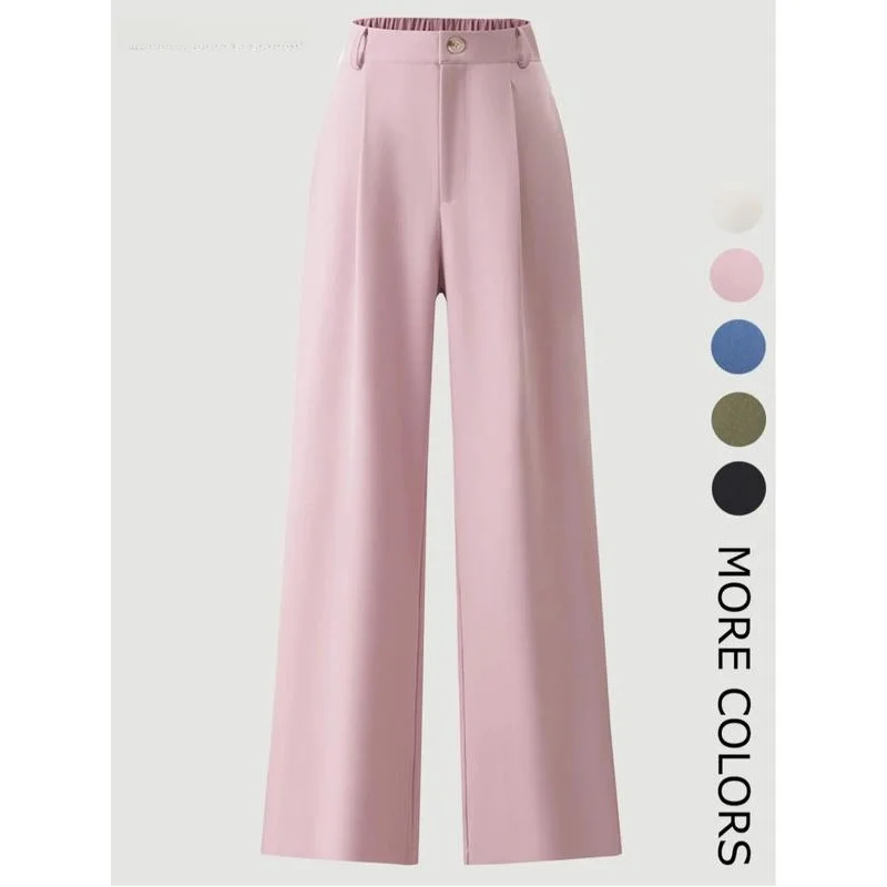 

Loose Commuter Suit Pants Y 52508 High Waist Trousers for Women Spring Collection Neutral Style Other Style