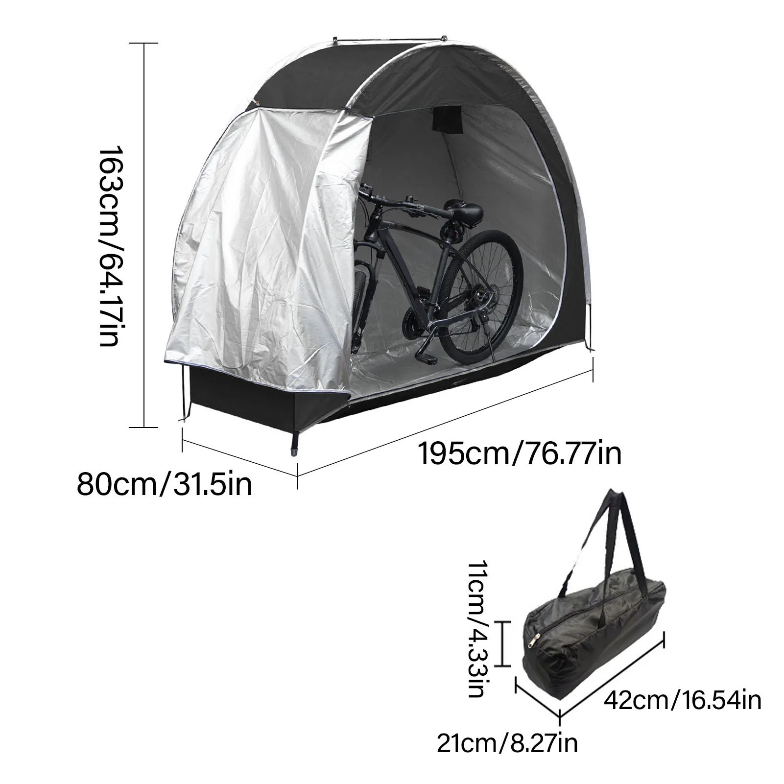 

Bike Storage Shed 210D Oxford Fabric Water Proof Outdoor Bike Covers Storage Shed Tent Bike Storage Shed Tent Bike Storage Shed