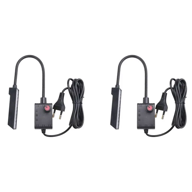 ABLQ 2X Dimmable 30 LED Sewing Machine Light Sewing Lighting For Workbench Lathe Drill Press Flexible Work Lamp EU Plug