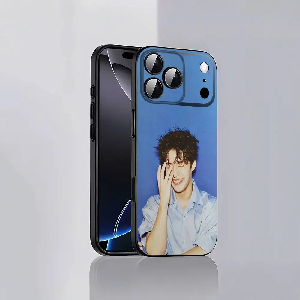 حافظة هاتف K-Kang Ha Neul HaNeul لهاتف iPhone 17,16,15,14,13,12,Pro,Max,Plus,E,SE4,Air,غطاء ناعم أسود صغير
