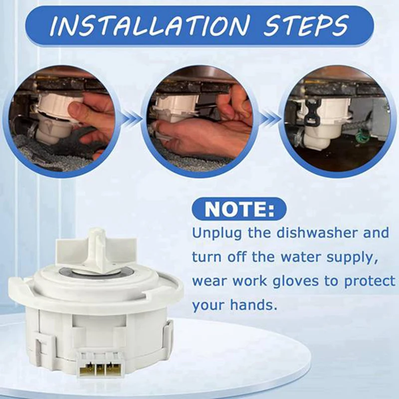 ABCA-لـ LGPMB-LG22B EAU 62043403   ملحقات مضخة تصريف الغسالة DC22V