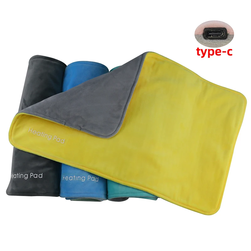 

Graphene Heating Pad Office Home Usb Heating Blanket Students Portable Flannel Electric Heating Blanket Knee Shawl Hand Warmers