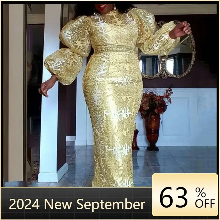 

Customized Autumn New Christmas African Dresses for Women African Women Dashiki Abaya Maxi Dress Africa Clothes Elegant Ankara D