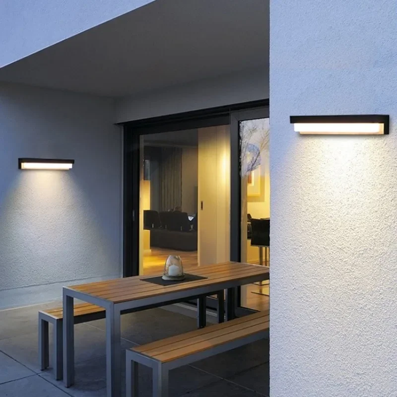 Imagem -03 - Impermeável ao ar Livre Solar Led Wall Light Jardim Varanda Decor Villa Porta Número Sconce Iluminação Interior Ip65