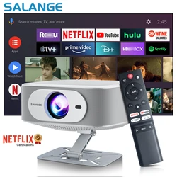 Salange P92MAX Android13 Smart Projector Netflix Officially Licensed HD 1080P BT5.2 WiFi 12000L Elec Focus Auto Keyston 4K Movie