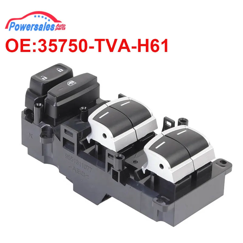 Nuevo interruptor de ventana eléctrica delantera izquierda para coche 35750-TVA-H61 para Honda Accord 2018-2023 35750TVAH61