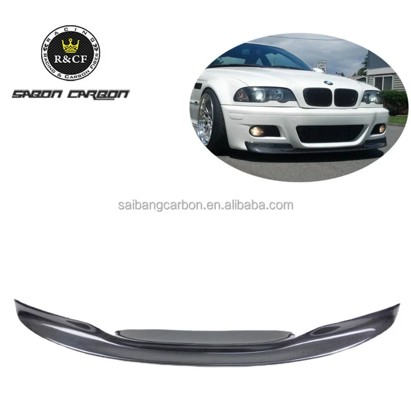 

CSL Style Carbon Fiber Front Lip for BMW E46 M3 Front Bumper