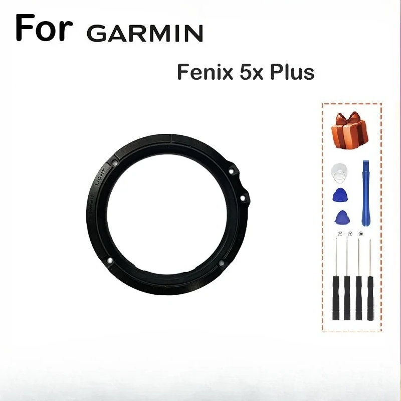 New For Garmin Fenix 5x Plus Smart Watch LCD Screen with Frame + Cover Glass Repair Parts Replacement