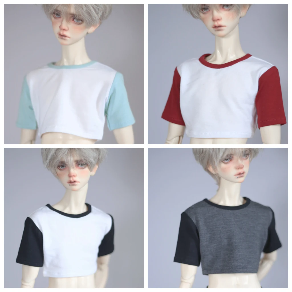 1/4 1/3 Scale BJD Clothes Off Waist T-shirt Tops For BJD/SD MSD SD13 Big Girl POPO68 Longhun73 ID75 Uncle Doll Accessories C2168