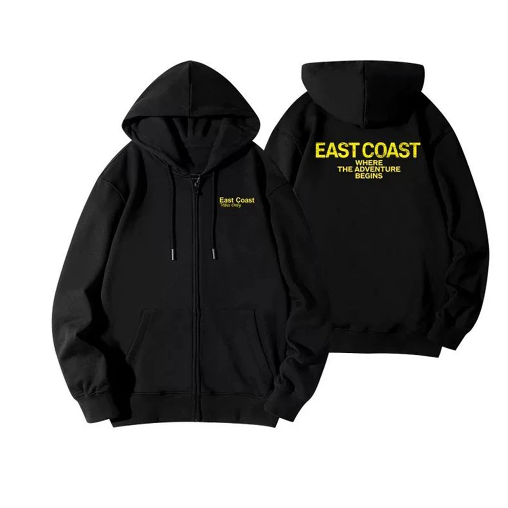 KPOP 2025, новинка, аниме Y2K, спортивная одежда, толстовка с капюшоном в стиле Харадзюку, буквенный принтер EastCoast, пуловер цвета хаки с капюшоном