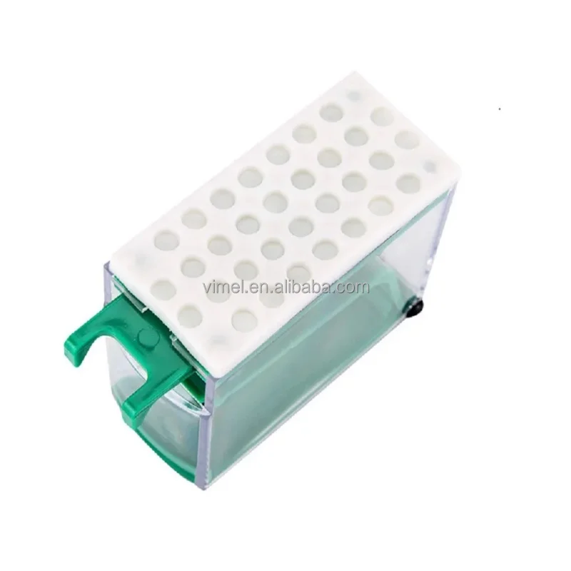 

Dental Cotton Roll Dispenser Holder Press Type Box Holder Dental Swab Storage Box Dentistry Organizer Accessories Lab Supplies
