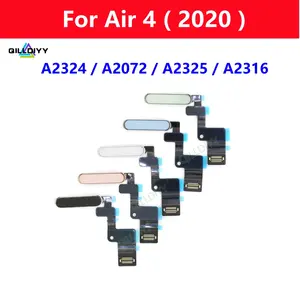 Bilashmart Power Button On Off Switch Flex Cable iPad Air 4 2020 Air4 10.9 Inch A2316 A2324 A2325 A2072 Parts No Touch ID Fingerprint
