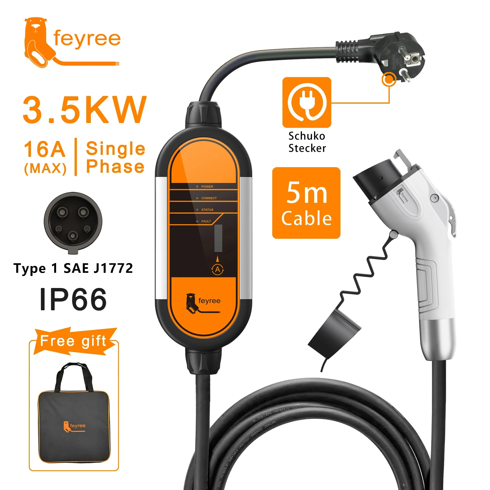 Type1 16A 3.5KW