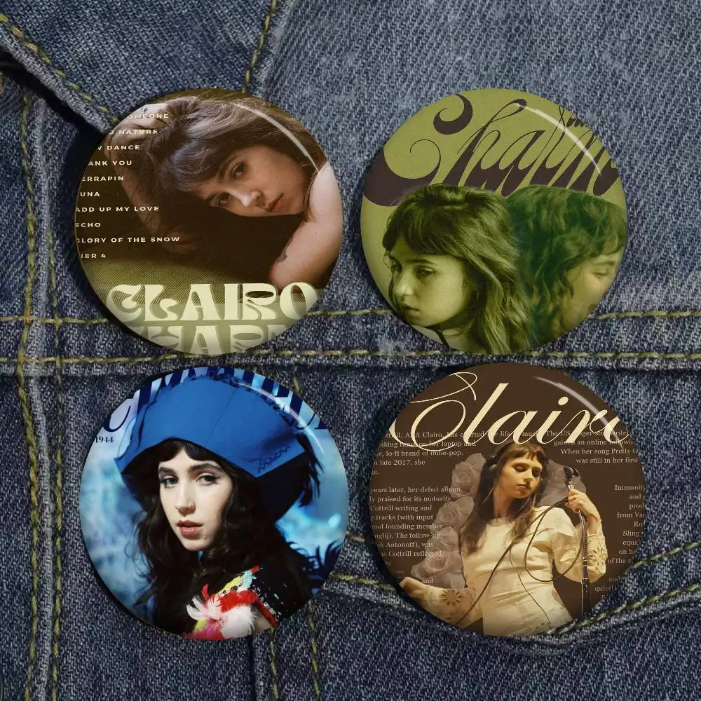 Charm Singer Clairo Anime Brooches Cute Cartoon  Badge Jacket Jeans Lapel Pin Gift Accessorie