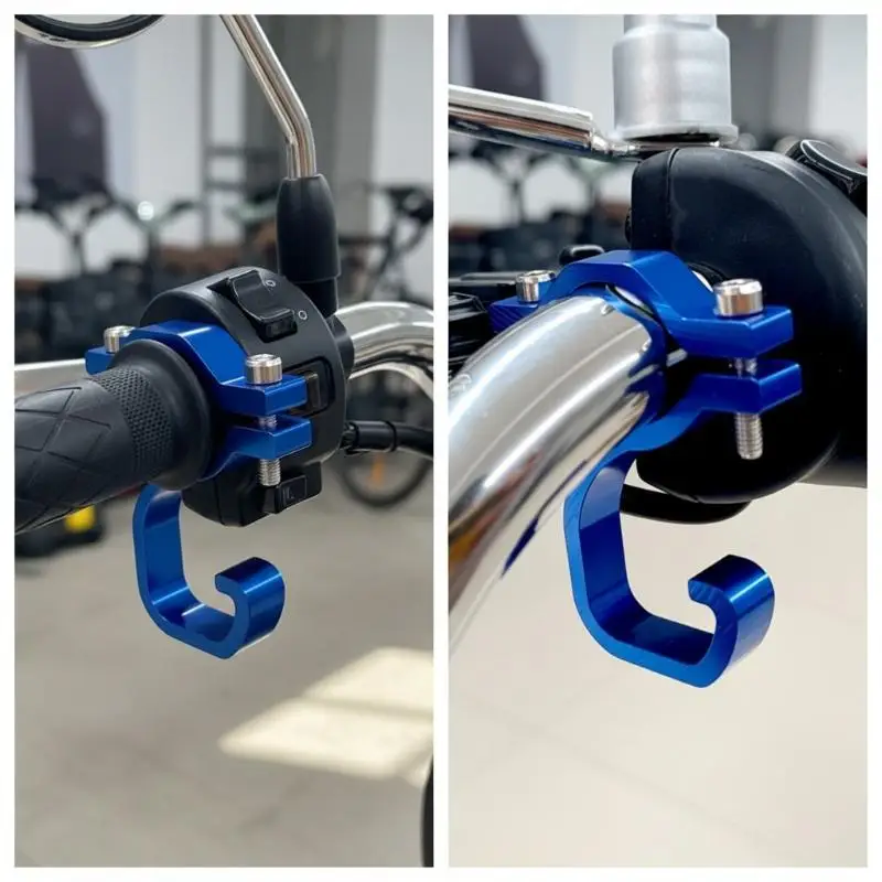 Replaceable Multi-function Hanging Hook for Bikes and Motorcycles Ideal for Bag Storage