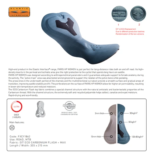 Imagen 2 del producto BCBE-ING pantalones cortos con pechera para ciclismo para mujer, interfaz elástica italiana 7H, almohadilla para equipo profesional, medias con pechera para montar en bicicleta de montaña, pantalones cortos para bicicleta