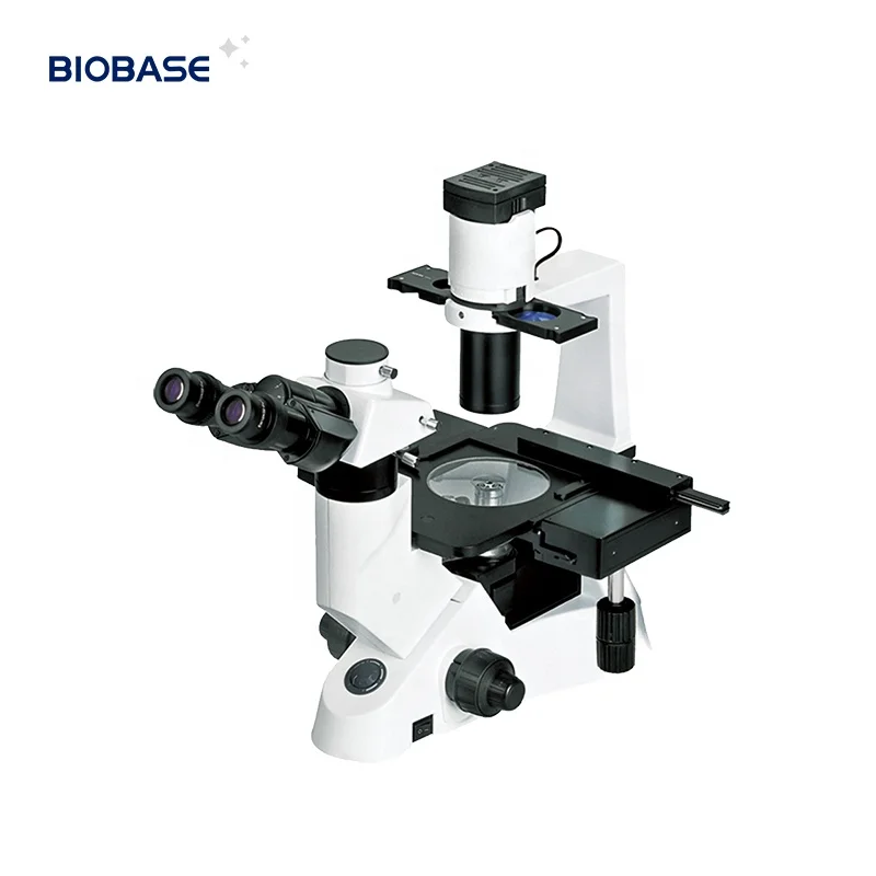 

Inverted Biological Microscope trinocular with camera can connect computer for microbiology