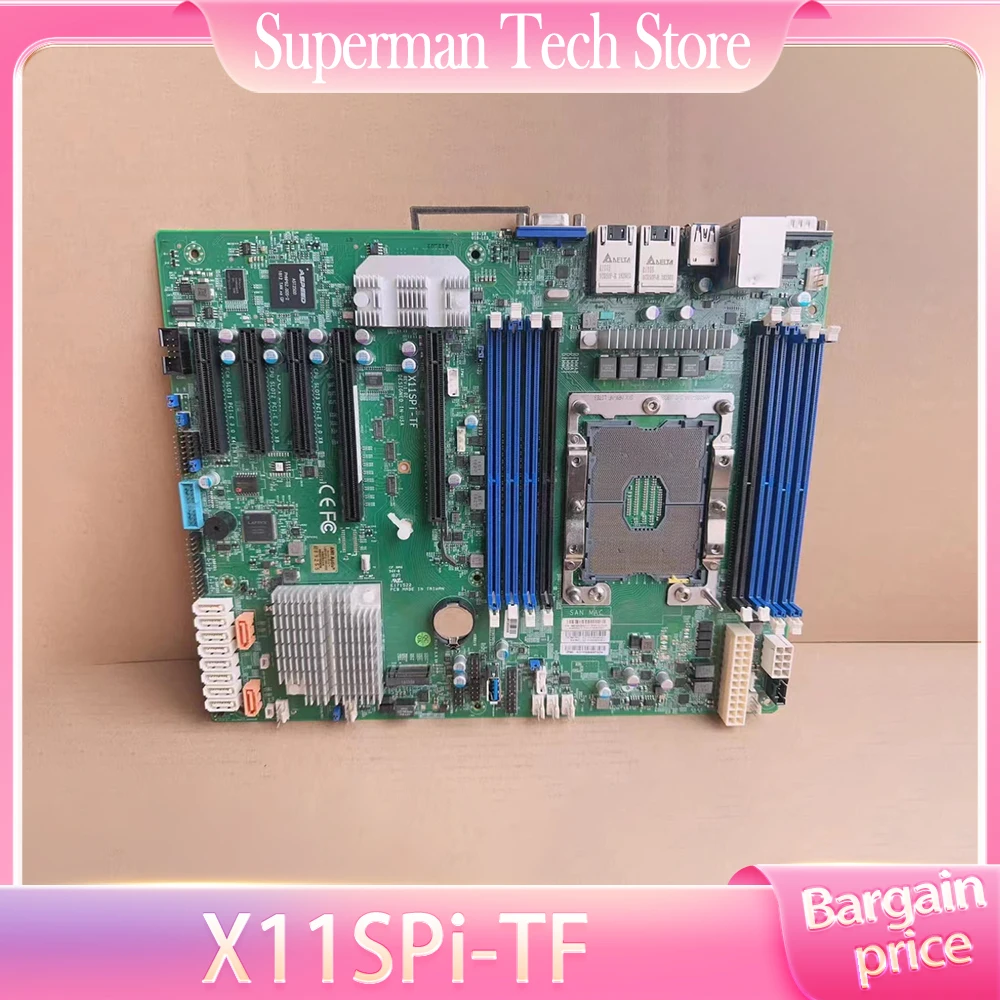 For Supermicro X11SPi-TF 3647 pin server motherboard C622 chip M.2 double 10 Gigabit 205W