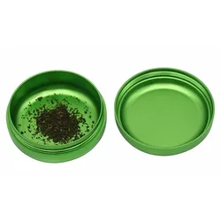 Aluminum Portable Smell Proof Herb Tobacco Storage Container Case Airtight Tobacco Stash Jar