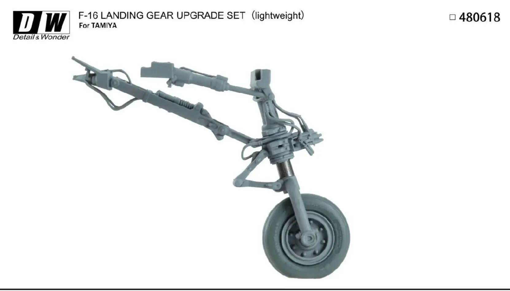 DETAIL& WONDER 480618 1/48 F-16 LANDING GEAR UPGRADE SET  3D Printed