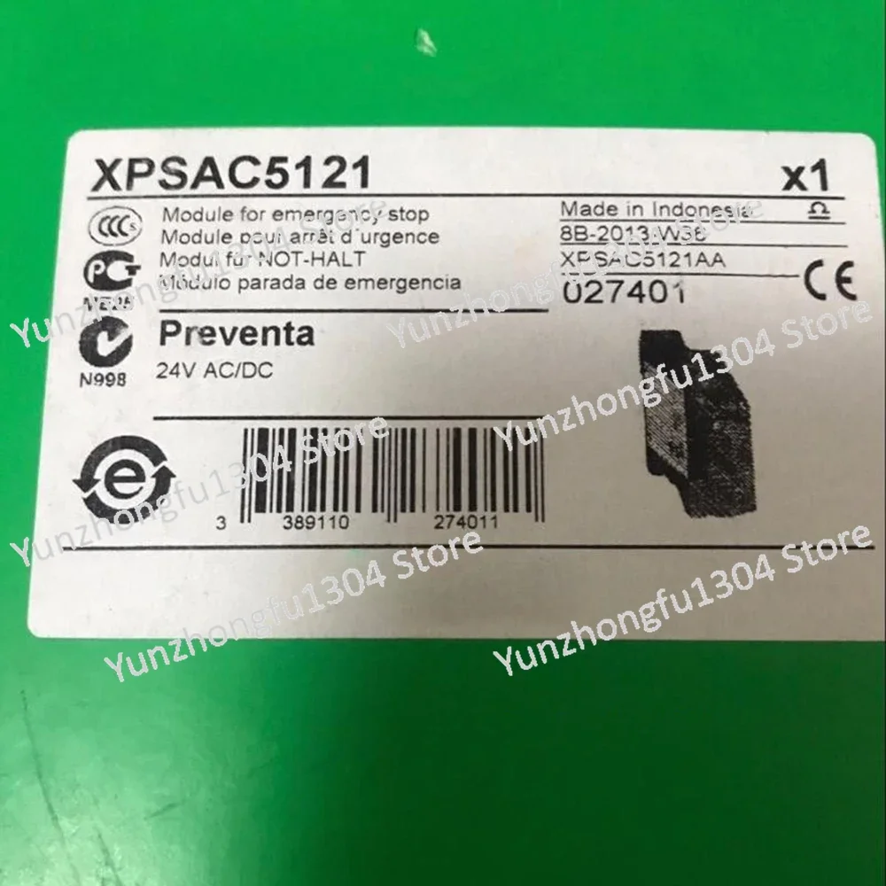 Brand New for XPSAC5121 Safety Relay XPS-AC5121 24VAC/DC Control Module