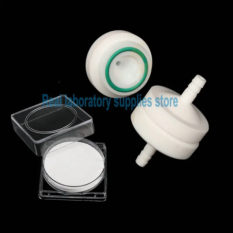 Laboratoryjny klips PTFE lub PTFE 25/40/47 mm Uchwyt do pobierania próbek chlorku wodoru Membrana filtra PTFE