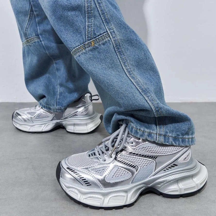 

New Women's Chunky Sneakers Fashion Air Mesh Casual Shoes for Woman Comfort Non Slip Running Shoes Designer Shoes Zapatos Mujer