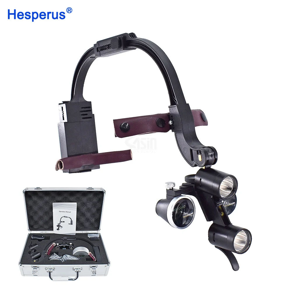 de ntal Headband Bracket Surgery Medical Binocular Magnifying Glass Magnifying Glass Face Magnifying Glass de ntal loupes