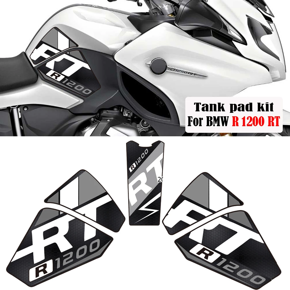 

For BMW R1200RT R 1200 RT Motorcycle Tank Sticker Pad Non-slip Side Fuel Rubber Waterproof Stickers