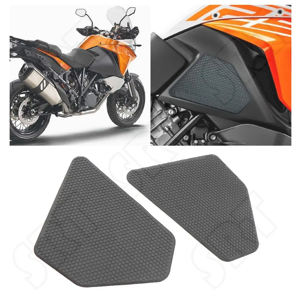 يناسب KTM ADV 1050 1090 1190 1190R Adventure R 2013-2019 دراجة نارية TankPads الجانب خزان الجر المضادة للانزلاق وسادة الركبة ملصق