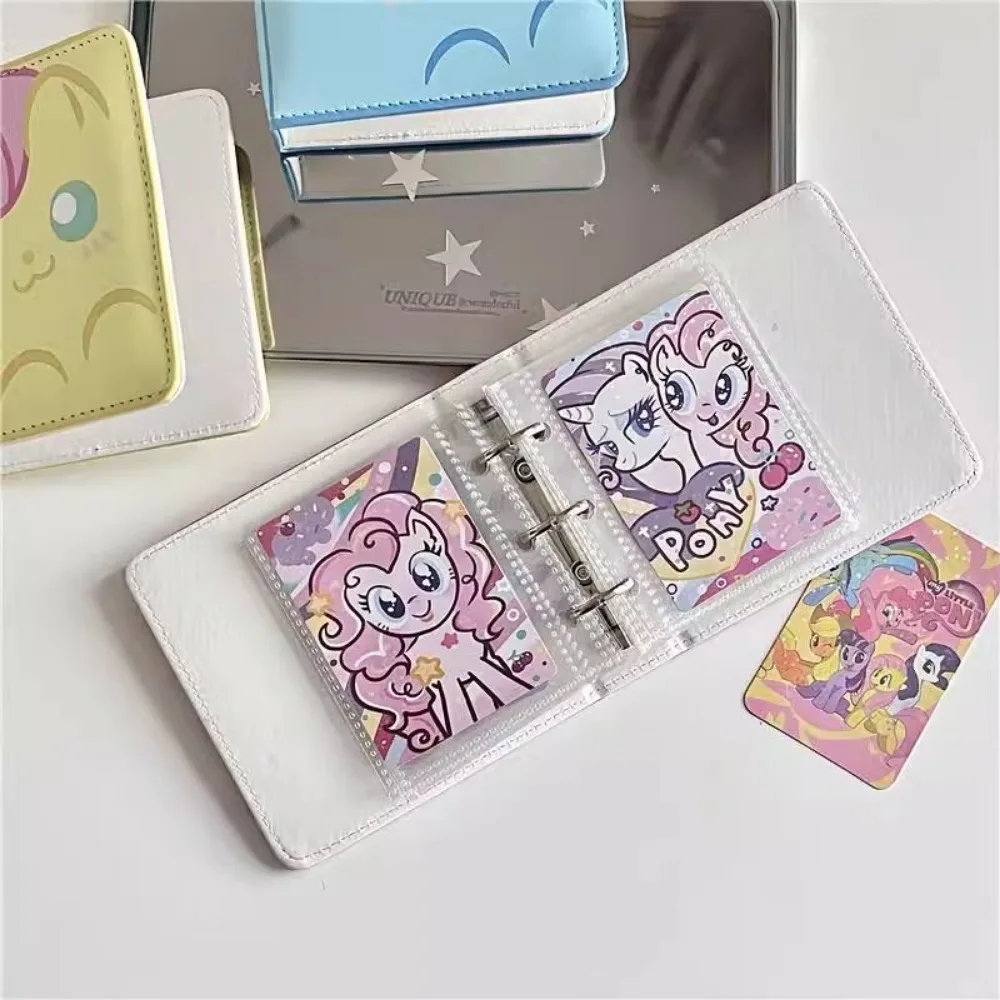 Anime My Little Pony Pinkie Pie Fluttershy Applejack Rainbow Dash rare Twilight Sparkle Photo Album Card Storage Book 3 pollici