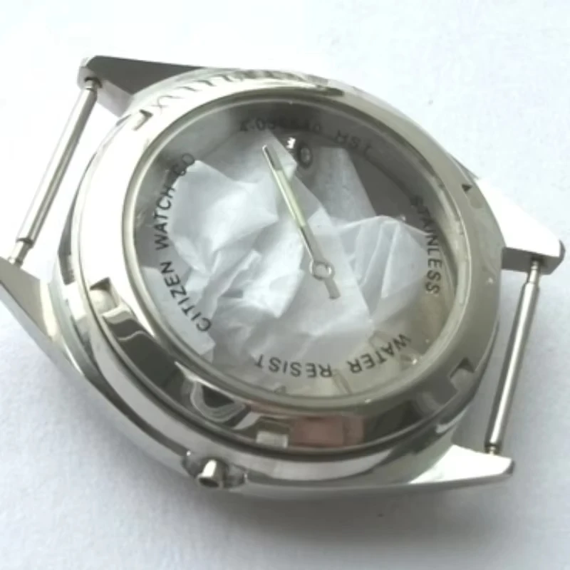 Suitable for 8200 Movement All Steel Case Watch Parts 8200 Case Accessories Glass Front and Rear Cover Perspective