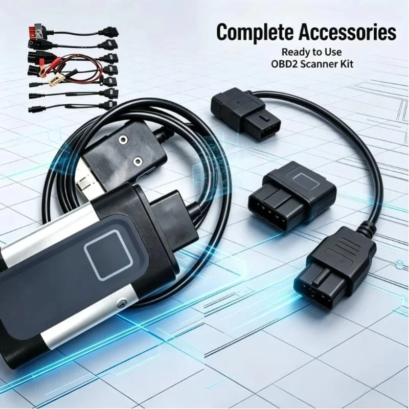 Double Board V9.1 V2021.11 Autocoms Ds150e Auto-LKW TCS CDP Pro Diagnosescanner OBD2 Komplettset 2024 2025 2021