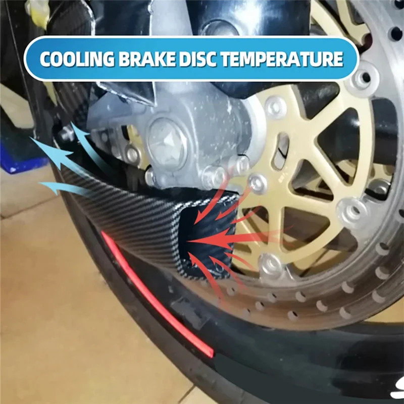 

Охладитель переднего диска мотоцикла для Honda CB1000R BMW S1000RR Suzuki GSXR1000 YZF R6, воздуховоды, охладитель диска