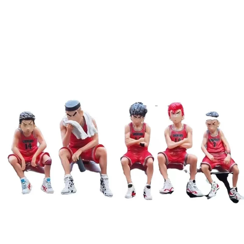 Auto Telefoonnummer Plaat Interieur Anime Decoratie SLAM DUNK Hanamichi Sakuragi Action Figure Ornament Auto Accessoires Geschenken