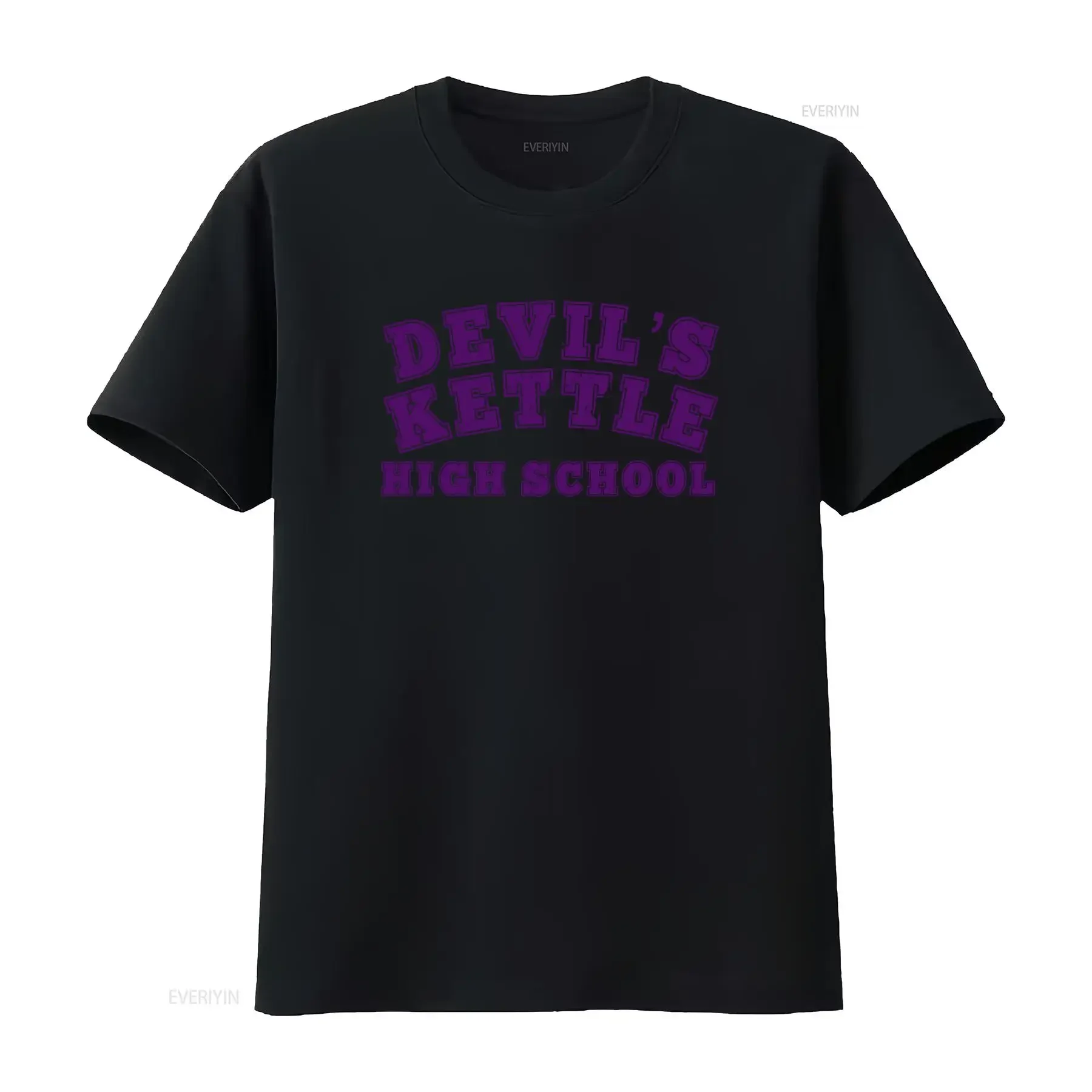 Devils Kettle High School Jennifer's Body Inspired Horror T Shirt Stylish Trendy for Fans vintage Washed Breathable