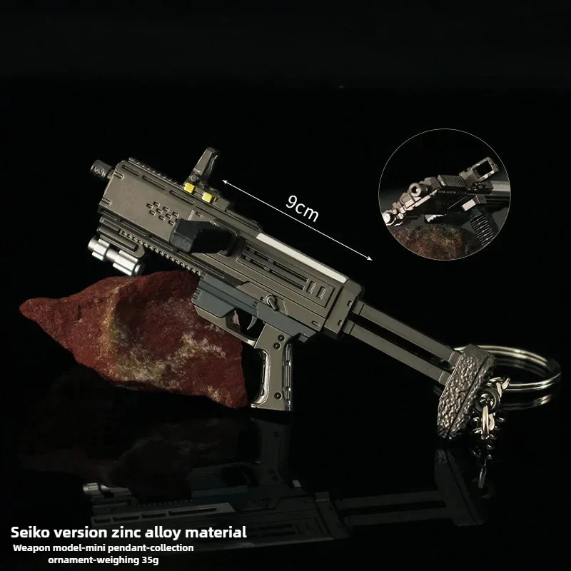 9 سنتيمتر Helldivers2 لعبة البنادق المفاتيح سبيكة AR-23 Liberator/JAR-5 Ominate/R-63 Diligent/SG-225IE سلاح تمزق عالي الاحتراق هدية